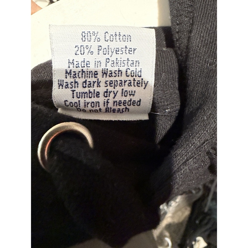 Black Hooded Sweatshirt. Unisex XL. San Francisco. Est 1850. - Picture 3 of 4